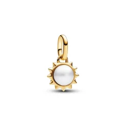 Pandora Mini Dangle Soleil et Perle de Culture d’Eau Douce Traitée ME | Femme Charms