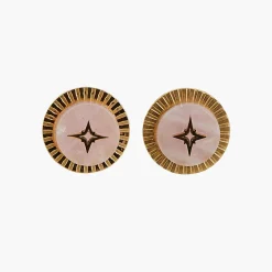 Balaboosté Pendantes Femme Acier Gravée Avec Pierre Et Etoile - 3502456560277 Métal Rose | Femme Boucles D'Oreilles