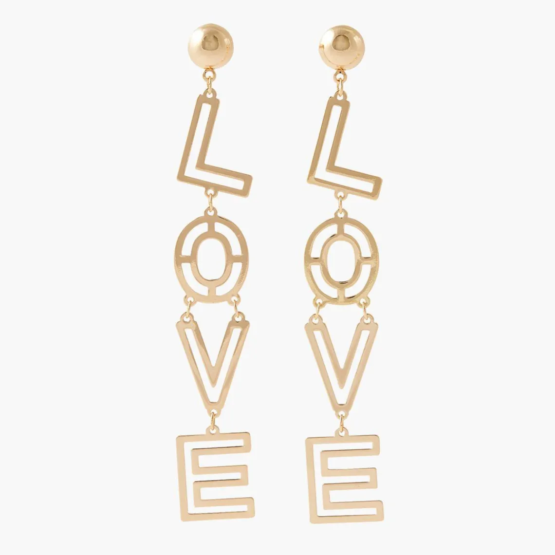 Balaboosté Pendantes Femme Bo Poussette Avec Love - 3502456532946 Métal Doré | Femme Boucles D'Oreilles