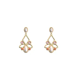 Les Georgettes Pendantes 70443441908000 Doré P-Rosace 16 Mm | Femme Boucles D'Oreilles