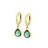 Lotus Silver Pendantes Colors LP3563-4-5 Argent Vert Doré | Femme Boucles D'Oreilles