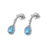 Lotus Silver Pendantes Glam LP1592-4-3 Argent Bleu | Femme Boucles D'Oreilles