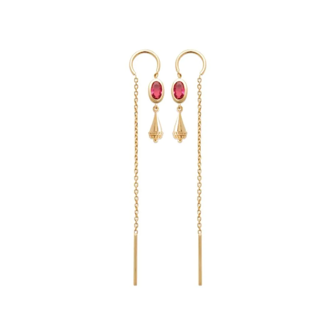 Maison de la Bijouterie Pendantes Sensimio Y3033UV0 Plaqué or | Femme Boucles D'Oreilles