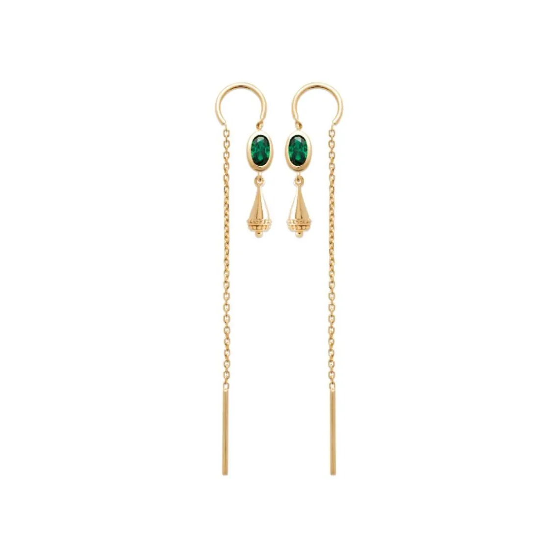 Maison de la Bijouterie Pendantes Sensimio Y3033U50 Plaqué or | Femme Boucles D'Oreilles