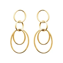 Maison de la Bijouterie Pendantes Sensimio Y3035600 Plaqué or | Femme Boucles D'Oreilles
