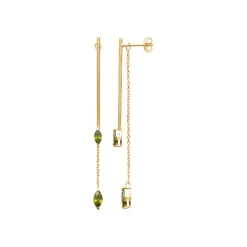 Maison de la Bijouterie Pendantes Sensimio Y3034W50 Plaqué or | Femme Boucles D'Oreilles