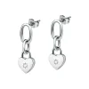 Morellato Bijoux Pendantes SAUB07 - Acier Argent | Femme Boucles D'Oreilles