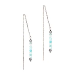 Sloya Pendantes Lumia en pierres Amazonite | Femme Boucles D'Oreilles