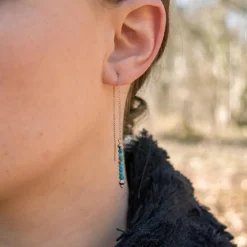 Sloya Pendantes Lumia en pierres Apatite | Femme Boucles D'Oreilles