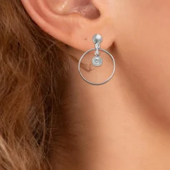 So Charm Bijoux Pendantes So Charm - BD4182-ARGENT-DIAMANT - Boucles D'Oreilles Argentées | Femme Boucles D'Oreilles