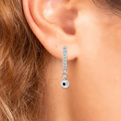 So Charm Bijoux Pendantes So Charm - BD2635-ARGENT-DIAMANT - Boucles D'Oreilles Argentées | Femme Boucles D'Oreilles