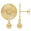 So Charm Bijoux Pendantes So Charm - BD4185-DORE-DIAMANT - Boucles D'Oreilles Dorées | Femme Boucles D'Oreilles