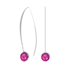 So Charm Bijoux Pendantes So Charm - BS135-FUSH - Boucles D'Oreilles Argentées | Femme Boucles D'Oreilles