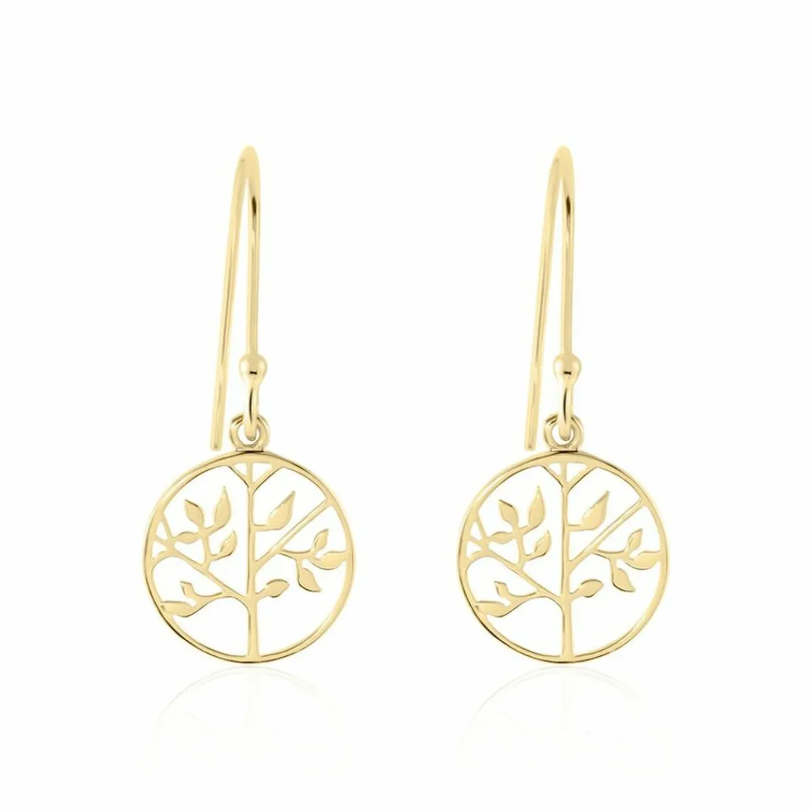 Maison de la Bijouterie Pendante-Y4U0U0-- Plaqué Or | Femme Boucles D'Oreilles
