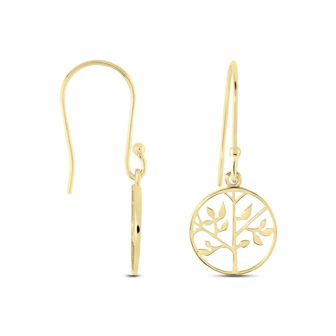 Maison de la Bijouterie Pendante-Y4U0U0-- Plaqué Or | Femme Boucles D'Oreilles