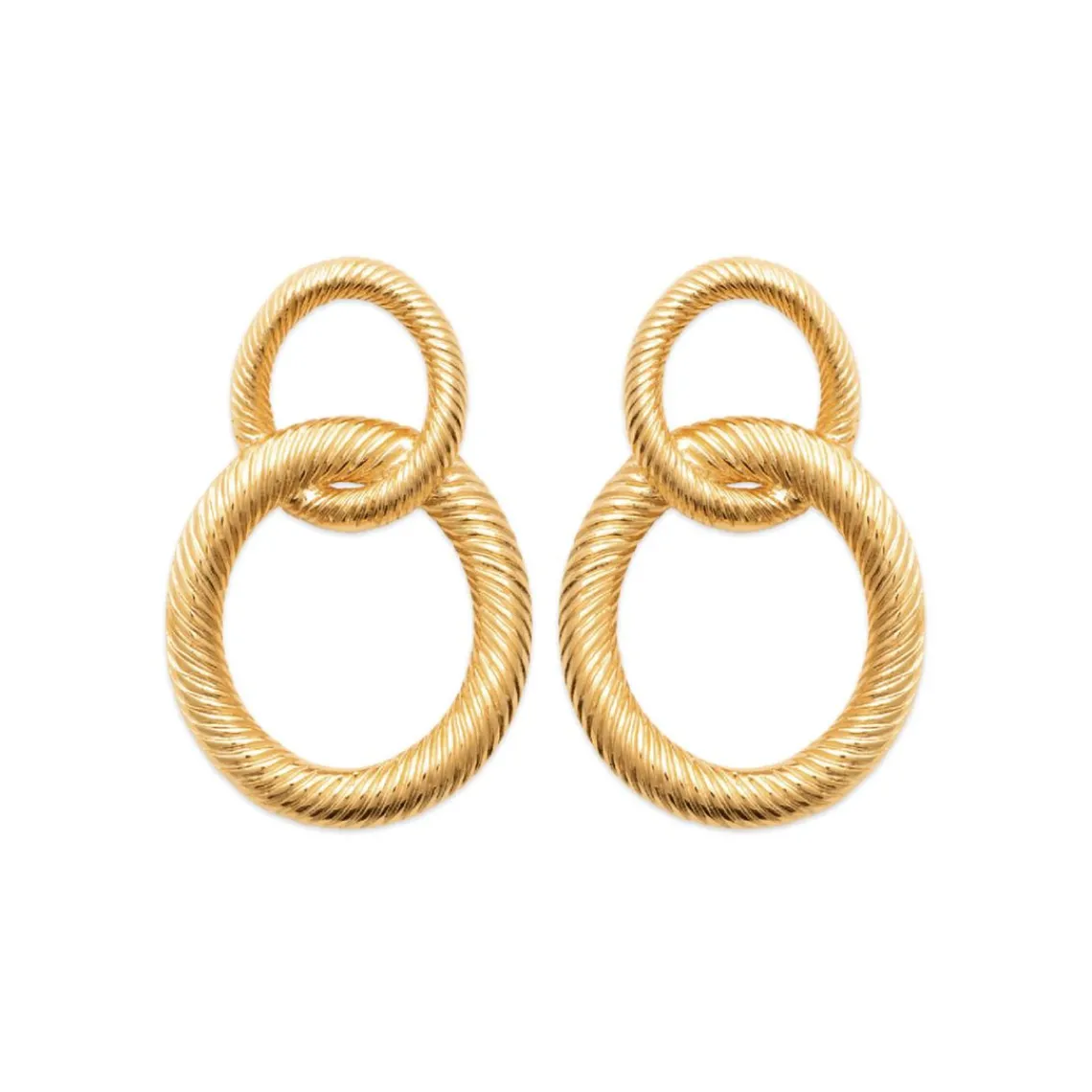 Maison de la Bijouterie Pendante-Y5VZ50-- Plaqué Or | Femme Boucles D'Oreilles