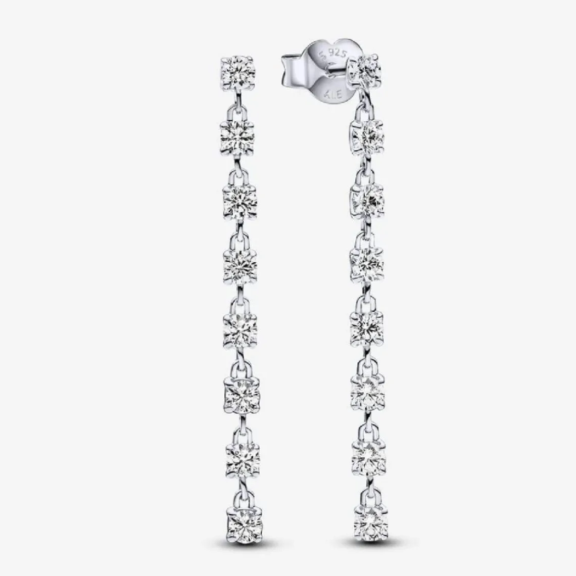 Pandora Pendants d’Oreilles Huit Pierres Scintillantes | Femme Boucles D'Oreilles