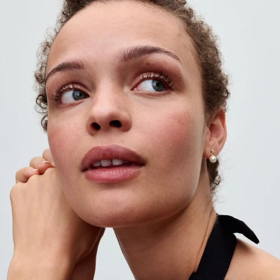 Pandora Pendants d’Oreilles Perle de Culture et Pierre | Femme Boucles D'Oreilles