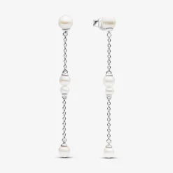 Pandora Pendants d’Oreilles Perles de Culture | Femme Boucles D'Oreilles