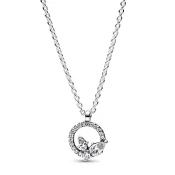 Pandora Pendentif Timeless - Herbier et Cercle Scintillants | Femme Collier Et Pendentif
