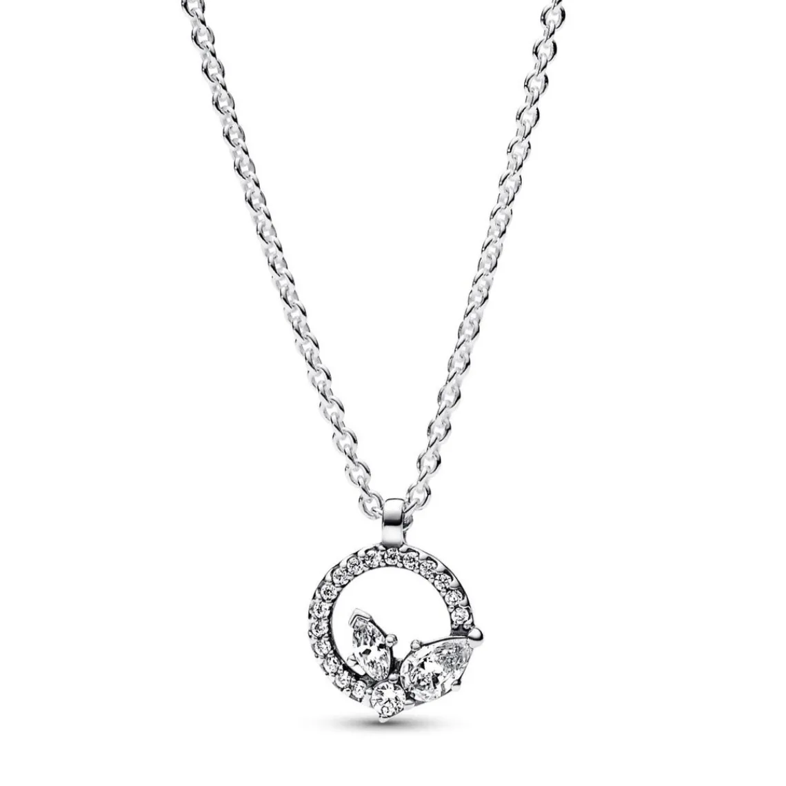 Pandora Pendentif Timeless - Herbier et Cercle Scintillants | Femme Collier Et Pendentif