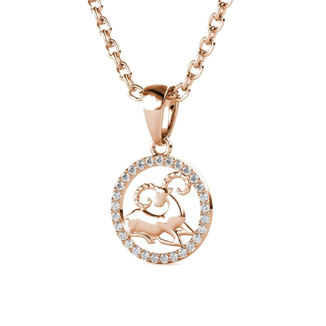 MYC-Paris Pendentif Zodiaque Bélier Or Rose | Femme Collier Et Pendentif