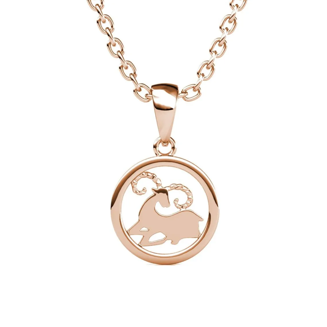 MYC-Paris Pendentif Zodiaque Bélier Or Rose | Femme Collier Et Pendentif