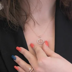 MYC-Paris Pendentif Zodiaque Cancer Or Rose | Femme Collier Et Pendentif