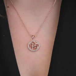 MYC-Paris Pendentif Zodiaque Capricorne Or Rose | Femme Collier Et Pendentif