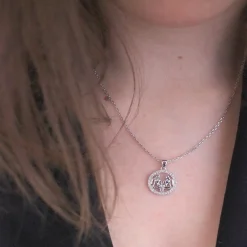 MYC-Paris Pendentif Zodiaque Gémeaux Argenté | Femme Collier Et Pendentif