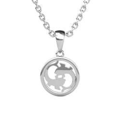 MYC-Paris Pendentif Zodiaque Poisson Argenté | Femme Collier Et Pendentif