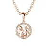 MYC-Paris Pendentif Zodiaque Verseau Or Rose | Femme Collier Et Pendentif