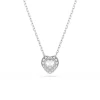 Swarovski Bijoux Pendentif Ariana Grande x Swarovski, Tailles variées, Cœur, Blanc, Métal rhodié | Femme Collier Et Pendentif