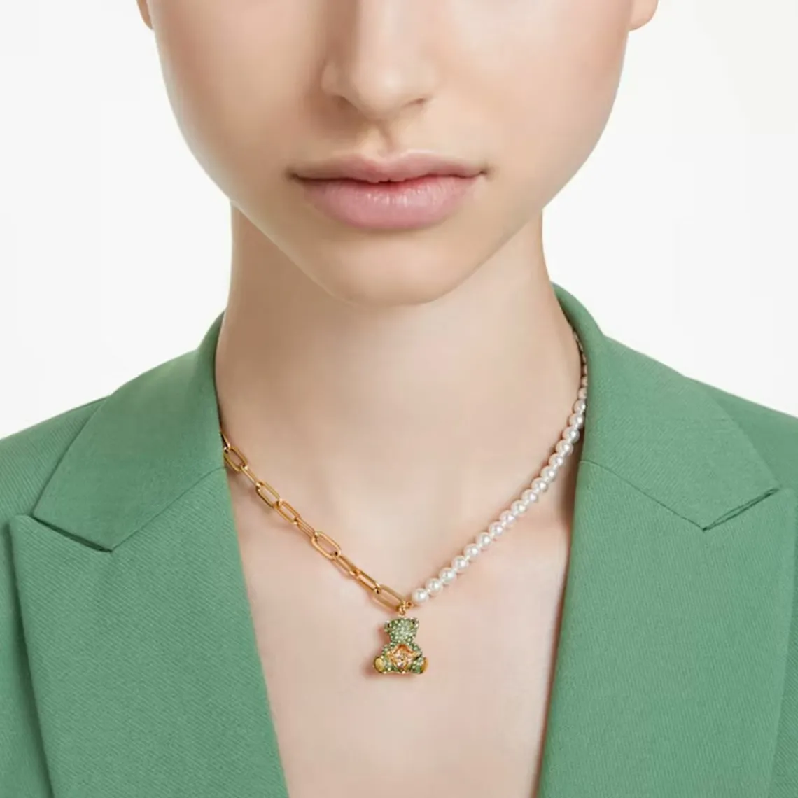 Swarovski Bijoux Pendentif Swarovski 5669162 Mp Teddy - Bear PERI/GOS | Femme Collier Et Pendentif
