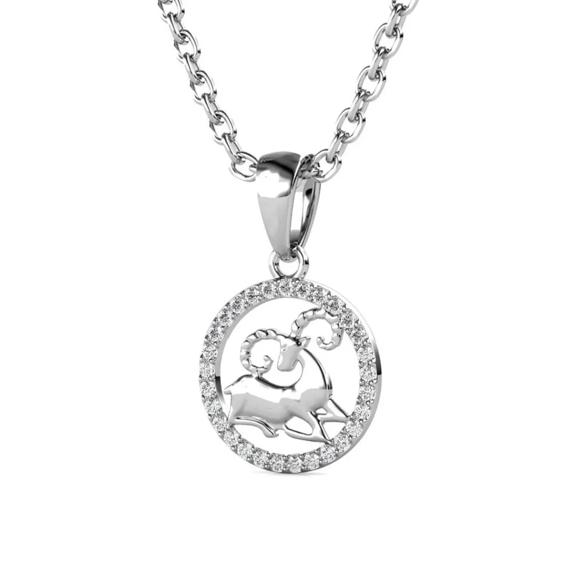 MYC-Paris Pendentif Zodiaque Bélier Argenté | Femme Collier Et Pendentif