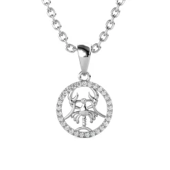 MYC-Paris Pendentif Zodiaque Cancer Argenté | Femme Collier Et Pendentif