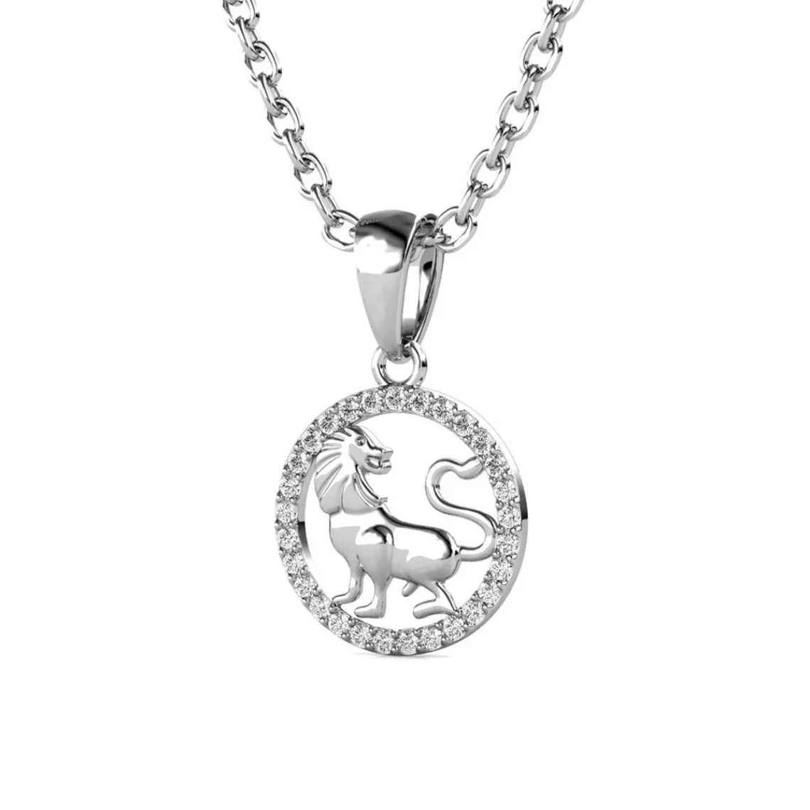 MYC-Paris Pendentif Zodiaque Lion Argenté | Femme Collier Et Pendentif