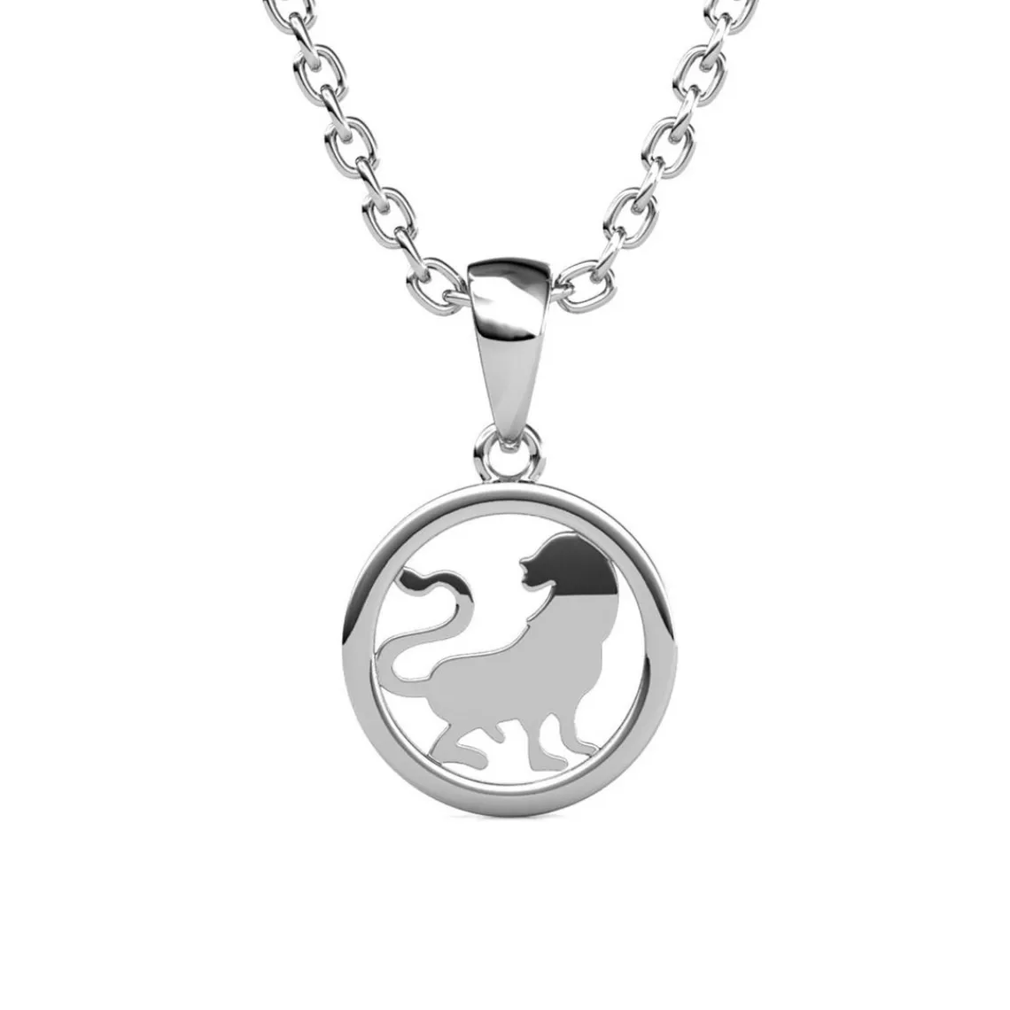 MYC-Paris Pendentif Zodiaque Lion Argenté | Femme Collier Et Pendentif