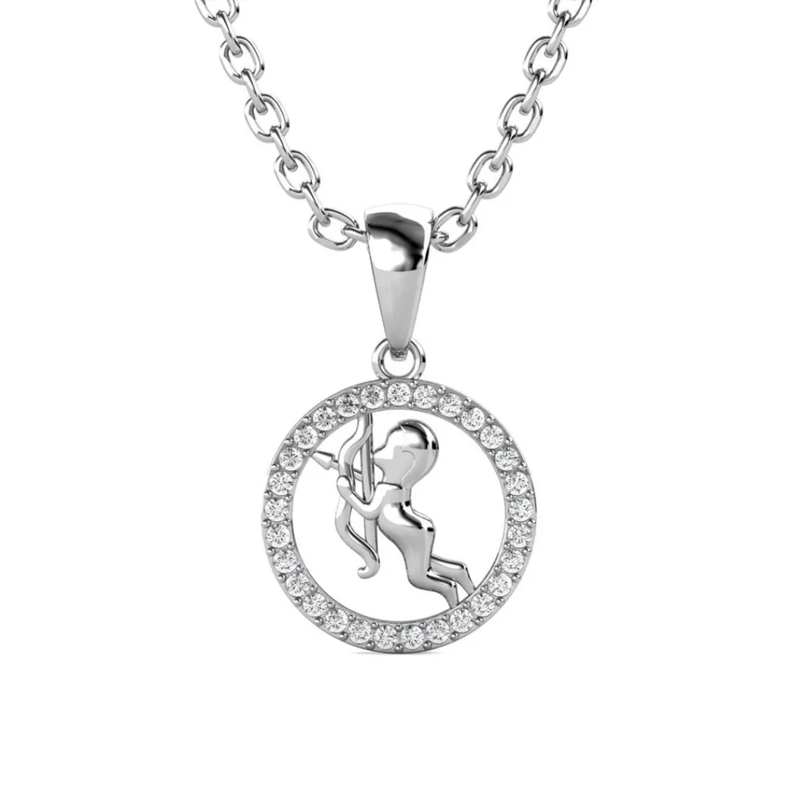 MYC-Paris Pendentif Zodiaque Sagittaire Argenté | Femme Collier Et Pendentif