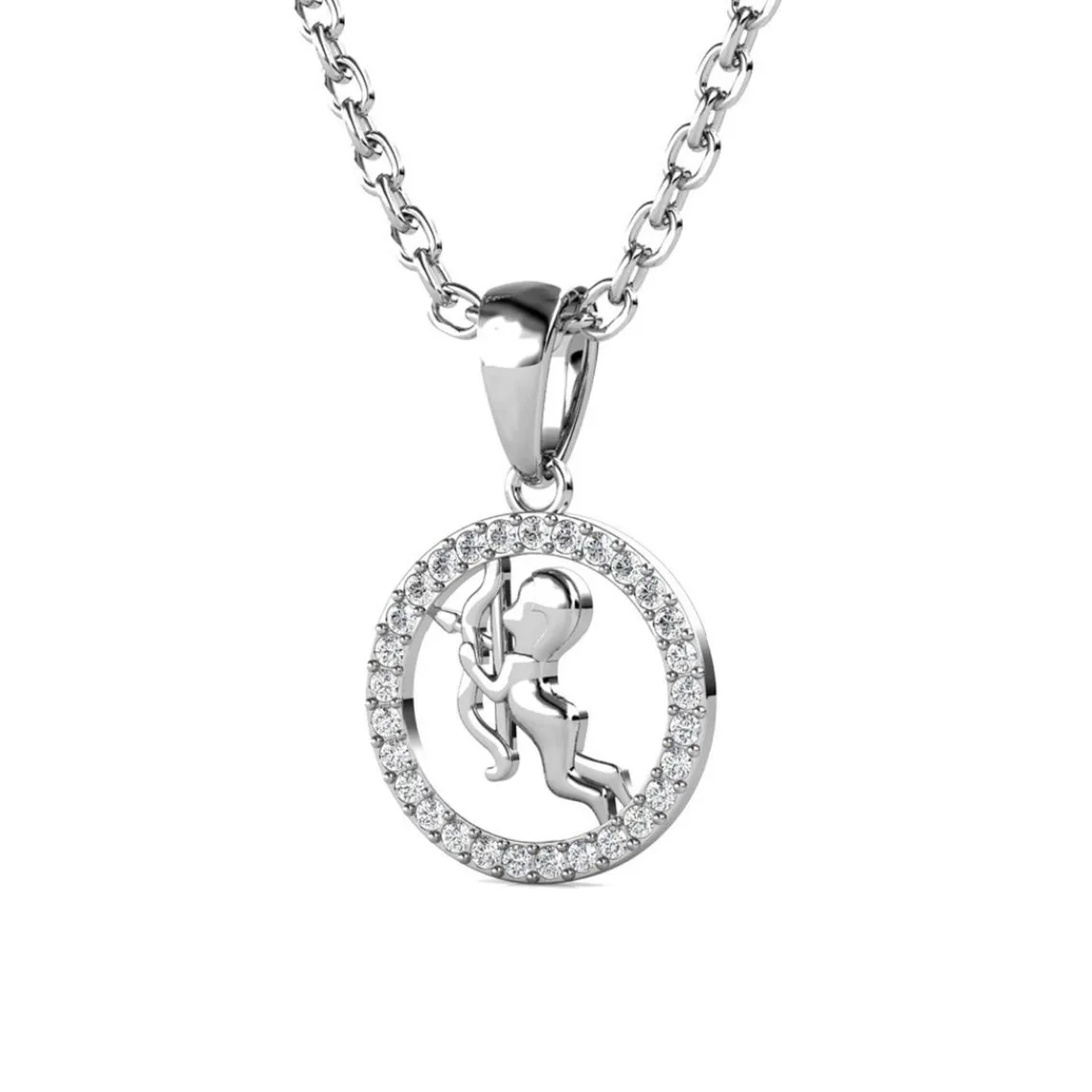 MYC-Paris Pendentif Zodiaque Sagittaire Argenté | Femme Collier Et Pendentif