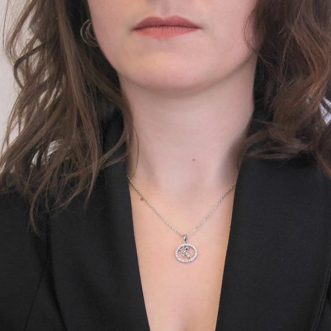 MYC-Paris Pendentif Zodiaque Sagittaire Argenté | Femme Collier Et Pendentif