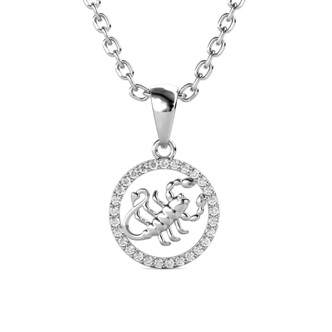 MYC-Paris Pendentif Zodiaque Scorpion Argenté | Femme Collier Et Pendentif