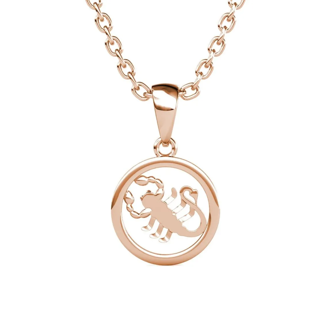MYC-Paris Pendentif Zodiaque Scorpion Or Rose | Femme Collier Et Pendentif