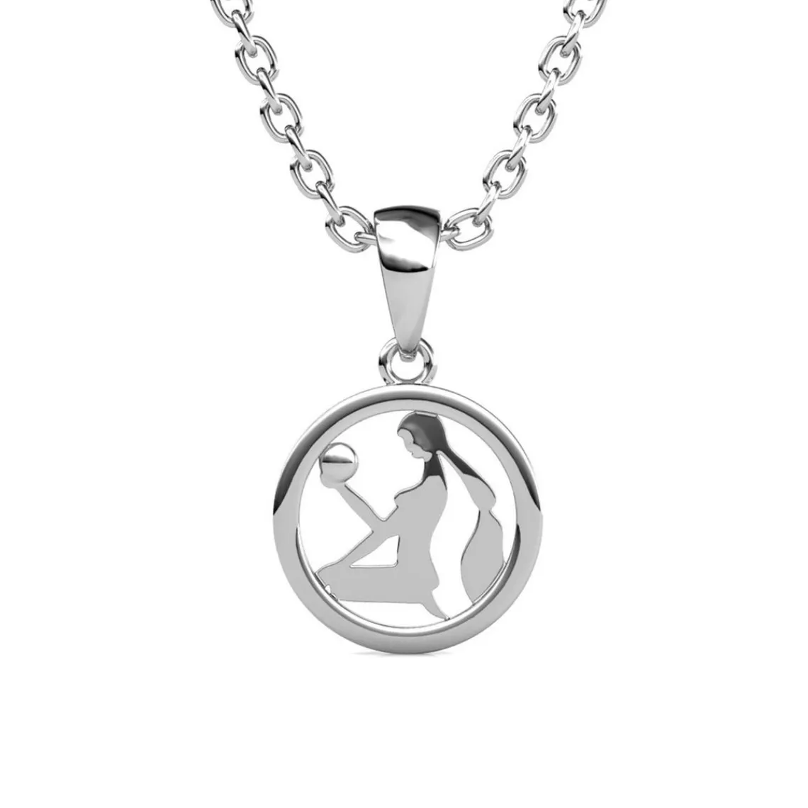 MYC-Paris Pendentif Zodiaque Vierge Argenté | Femme Collier Et Pendentif