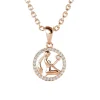 MYC-Paris Pendentif Zodiaque Vierge Or Rose | Femme Collier Et Pendentif