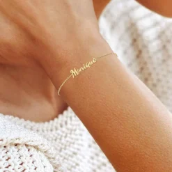Athème racelet Femme - B2694-DORE-MONIQUE Acier Doré | Femme Bracelet