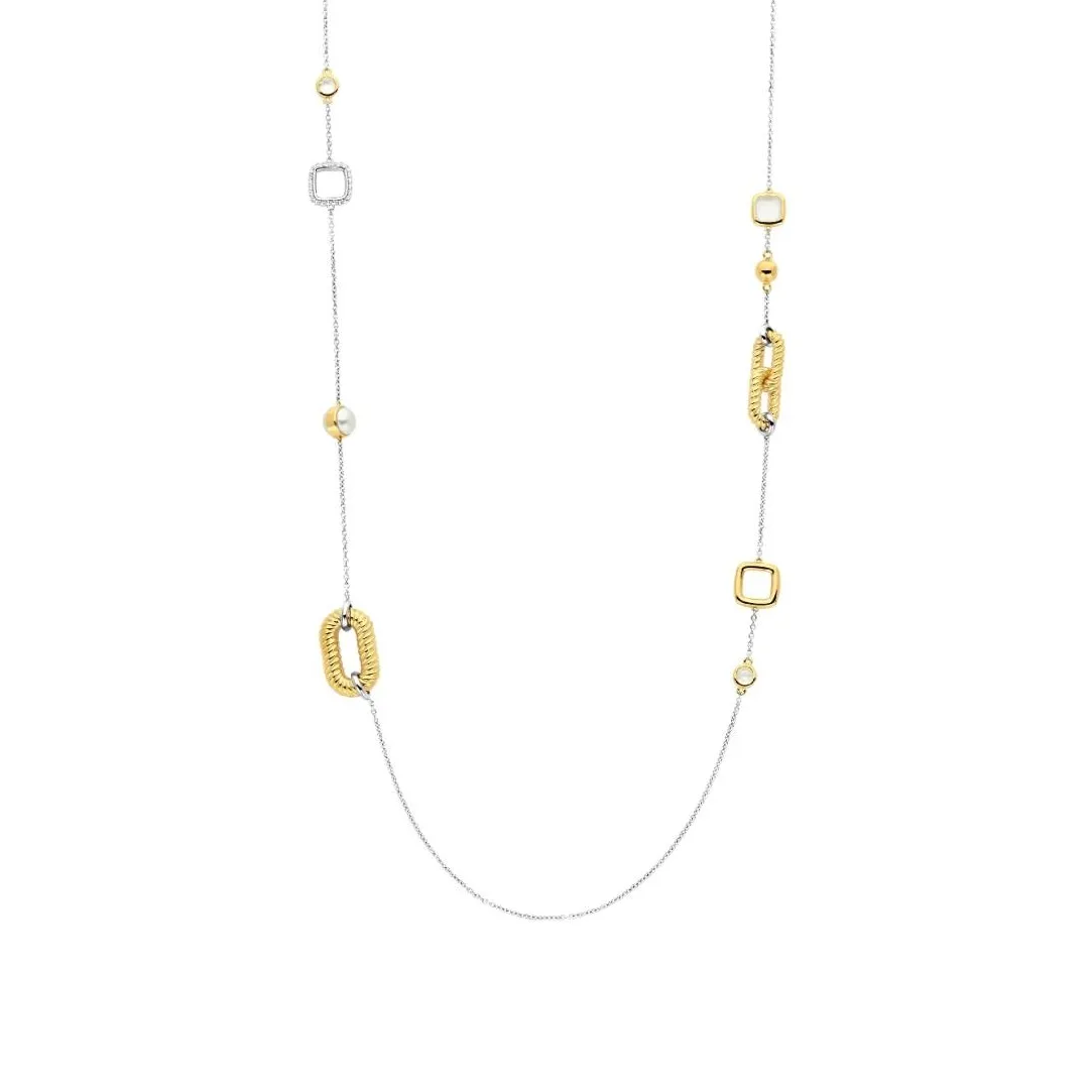 Ti Sento Sautoir - 34045ZY Argent Doré | Femme Collier Et Pendentif