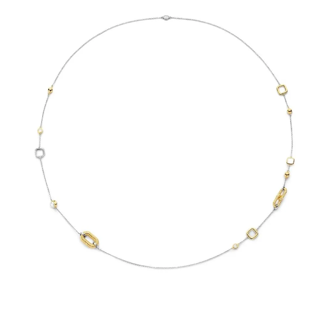 Ti Sento Sautoir - 34045ZY Argent Doré | Femme Collier Et Pendentif