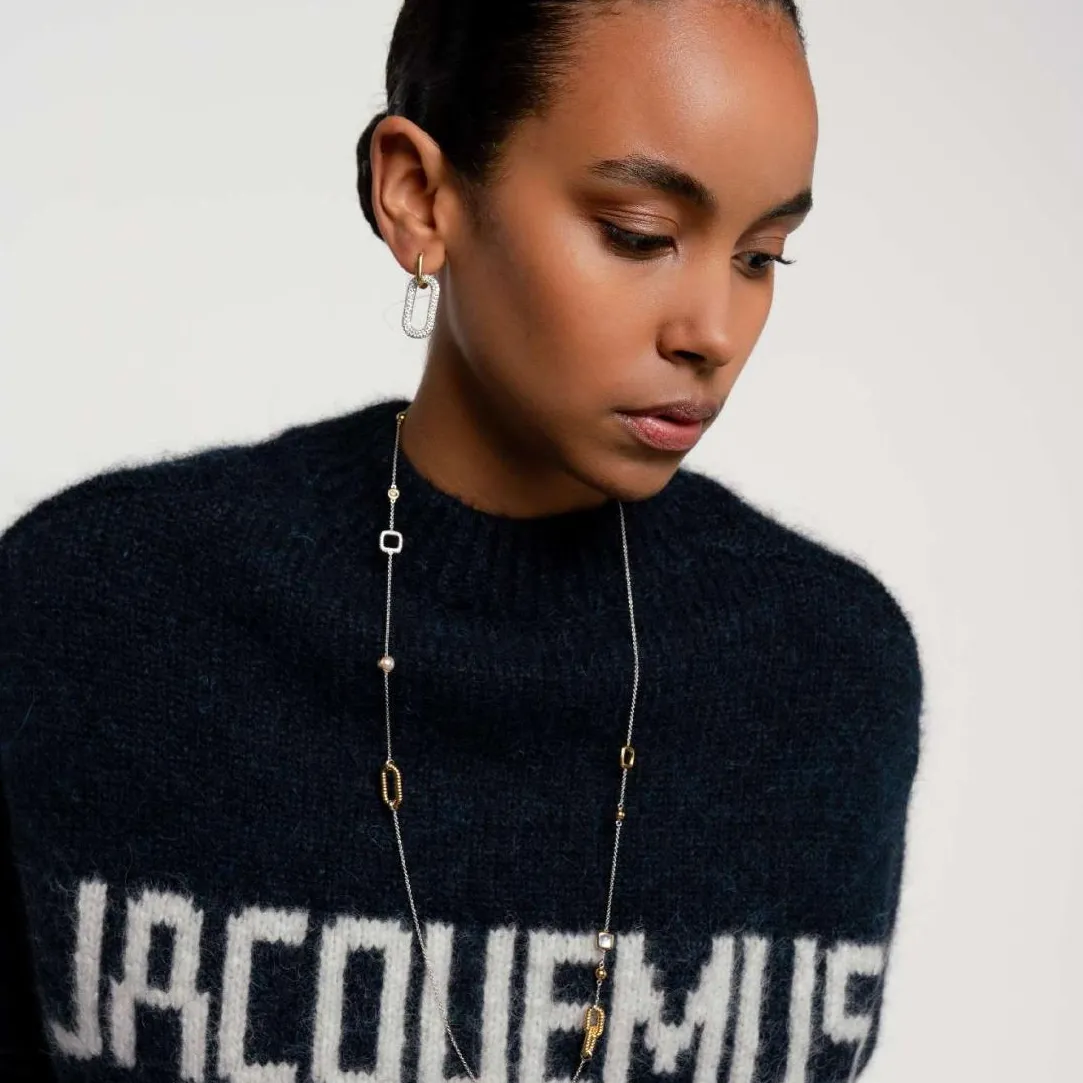 Ti Sento Sautoir - 34045ZY Argent Doré | Femme Collier Et Pendentif
